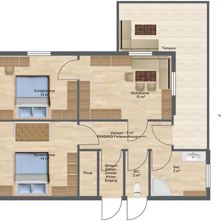 Apartment Friedheim, Haus *